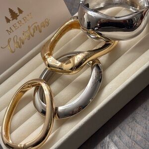 Elegant Gold and Silver Women's Jewelry Set